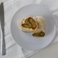 Breakfast Wraps · Grilled tortilla, 2 fried eggs, Jack and Cheddar cheese, herbs, house tzatziki sauce and hou...