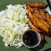 Coleslaw & Spicy Chicken · Grilled tenderized, marinated w/ teriyaki sauce