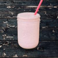 Cherry Bomb Shake · Two hearty scoops of vanilla ice cream, milk, and cherry sauce, blended to delicious perfect...
