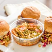 Pulled Pork Sliders · Slow smoked pork dressed in habenero infused BBQ sauce, topped with spicy coleslaw served on...