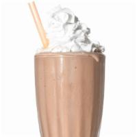 Chocolate Milkshake · Olympic Mountain Ice Cream, Hershey's Syrup, Milk, Whipped Cream.