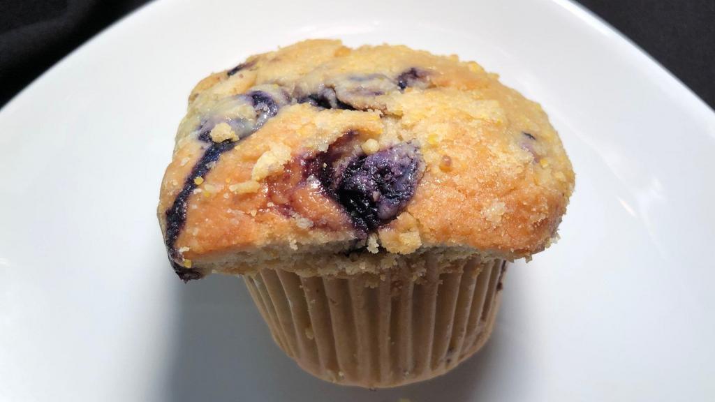 Blueberry Muffin · Macrina Bakery cornmeal blueberry muffin