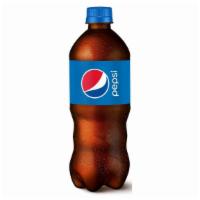 Pepsi - 20Oz Bottle  · The bold, refreshing, robust cola, click to add to your meal.  0-260 cals