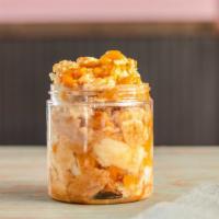 Peach Cobbler · Sold cold. ( If you would like to eat warm. Remove from container and place in a microwave s...