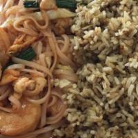 Pad Thai · Hot and spicy. Shrimp and chicken.