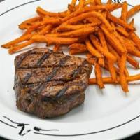 Maudeen’S Center-Cut Filet · Served with a side & your choice of dinner Caesar salad, dinner salad (with a choice of hone...