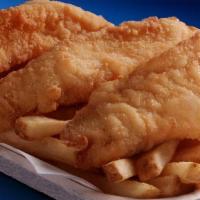 Kids Fish And Chips · 12 and under. - Two pieces of original recipe Alaskan True Cod served with 3oz French Fries ...