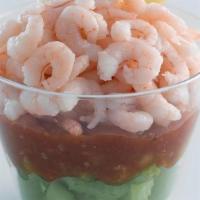 Shrimp Cocktail · Celery, cocktail sauce and 3oz of Bay Shirimp