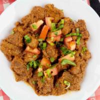 Lamb Curry · BONELSS CUBES OF LAMB LEG COOKED IN A CURRY SAUCE