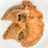 Pastellitos · Empanadas stuffed with a choice of beef, cheese or chicken
