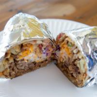 California Burrito · Homemade Skinny Fries, Choice of Meat, Cheese, Sour Cream, and Pico de Gallo. Choice of 2x F...