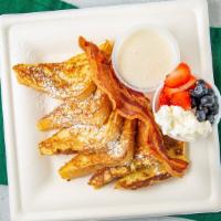 French Toast · With House-Made Buttermilk syrup.