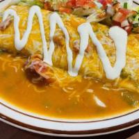 Fajita Burrito Wp  (Chicken,Steak Or Shrimp) · Chicken
steak 
or Shrimp