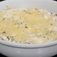 Classic Alfredo · Al dente penne noodles tossed with house-made alfredo sauce. Includes Garlic Bread and choic...