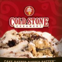 Cake Batter Batter Batter™ (1 Quart) · Rich, creamy Cake Batter Ice Cream® with Cookie Dough and Brownie pieces