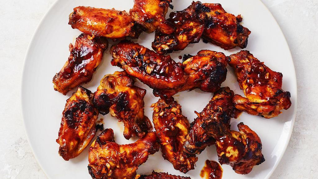 Korean Bbq Wings · Wings tossed in a classic, Korean, and sweet and savory BBQ sauce.