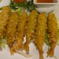 5 Piece Shrimp Tempura · Lightly breaded shrimp served with spicy mayo sauce.