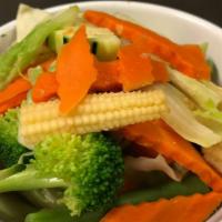 Steamed Mixed Vegetables · 