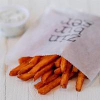 Small Sweet Potato Fries · Yogurt Dipping Sauce