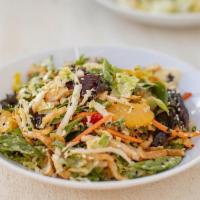 Chinese Chicken Salad · Napa Cabbage, Red Bell Pepper, Orange, Wonton, Sesame Seed, Asian Vinaigrette
