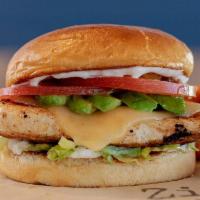 West Coast Grilled Chicken Sandwich · Havarti Cheese, Avocado, Tomato, Lettuce & Mayo