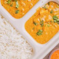 Paneer Makhani  · Vegetarian, gluten free. Paneer cubes cooked in gravy made with tomatoes, cashews, fresh cre...