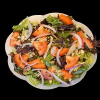 House Salad (Half) · Romaine lettuce, shredded mozzarella, tomatoes & red onion