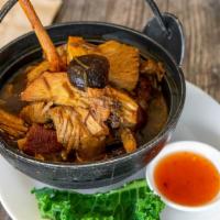 Khao Kha Moo · Our favorite dish!!! You can find this dish all over the street of Thailand. Thai style pork...