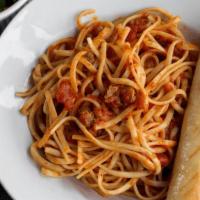 Pasta · Linguine with choice of sauce.