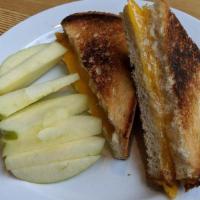 Kids Grilled Cheese · Housemade bread, cheddar, choice of side
