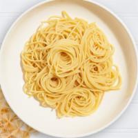 Spaghetti Pasta, The Creator · Fresh spaghetti with your choice of sauce and toppings! Served with side of garlic bread.