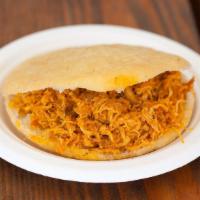 House Arepas · The Venezuelan AREPA (a-ray-pa) is a flat round bread-like patty, made of cornmeal which is ...