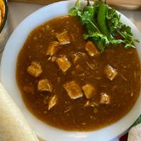 Gluten Free Lunch Bowl Chili Verde (16 Oz) · 16oz Chili Verde with Two Flour Tortillas with a side of beans. Can substitute flour tortill...