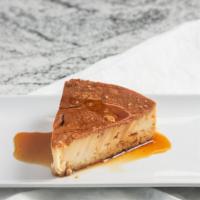 Flan · Flan is a European and Latin dessert made up of a caramel topping and custard base.