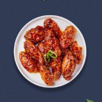 Korean Kraze Bbq Wings · Breaded or naked fresh chicken wings, fried until golden brown, and tossed in korean BBQ sau...