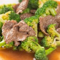 Broccoli Delight · Stir-fried garlic with broccoli in brown sauce.