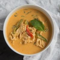 Panang Curry · With sweet basil and bell pepper - creamy!