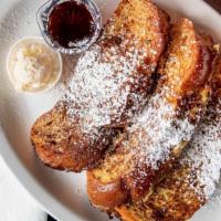 French Toast
 · Fluffy challah from ballard's own Larsen's Bakery dipped in our house made cinnamon-cream ba...