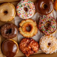 Dozen Mixed · Twelve mix of all available donuts.