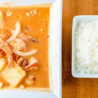 Massamun Curry · A mild, slow-cooked and Southern-style coconut curry with potatoes onion and roasted peanuts...
