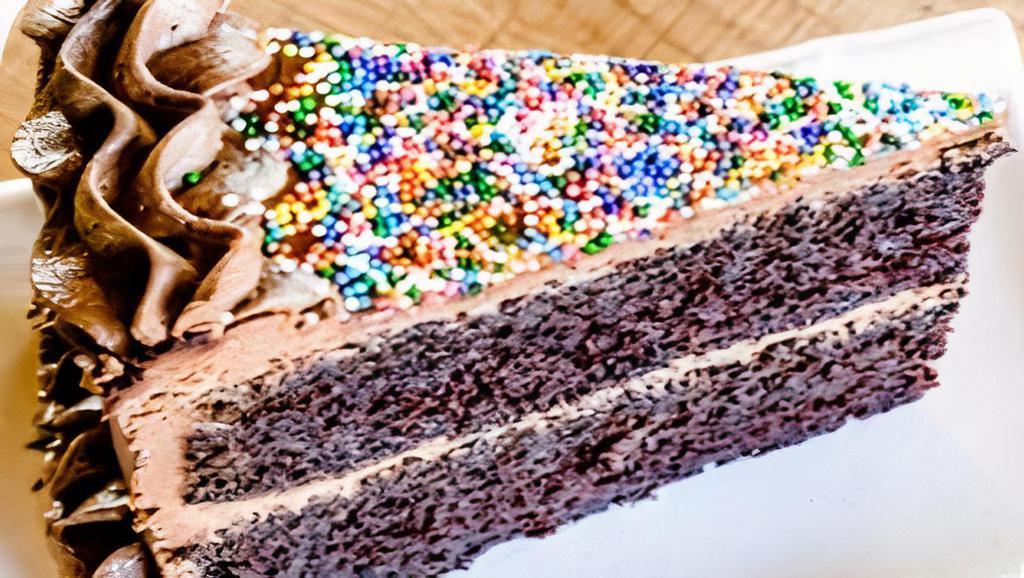 Chocolate Cake · The most popular vegan cake at Loving Hut. Enjoy a luxurious slice of vegan chocolate cake today.