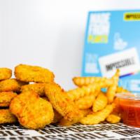 12 Impossible Nugget Combo · 12 Crispy Impossible chicken nuggets fried to perfection and served with fries along with yo...
