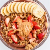 Protein Power · Protein packed blend of Strawberry, Banana, Raw Cocoa Powder, Protein Powder (whey or plant ...