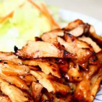 Chicken Breast Teriyaki · Charbroiled high grade chicken breast with Mikou's sauce.
