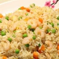Shrimp Fried Rice · Stir-fried vegetables and shrimp.