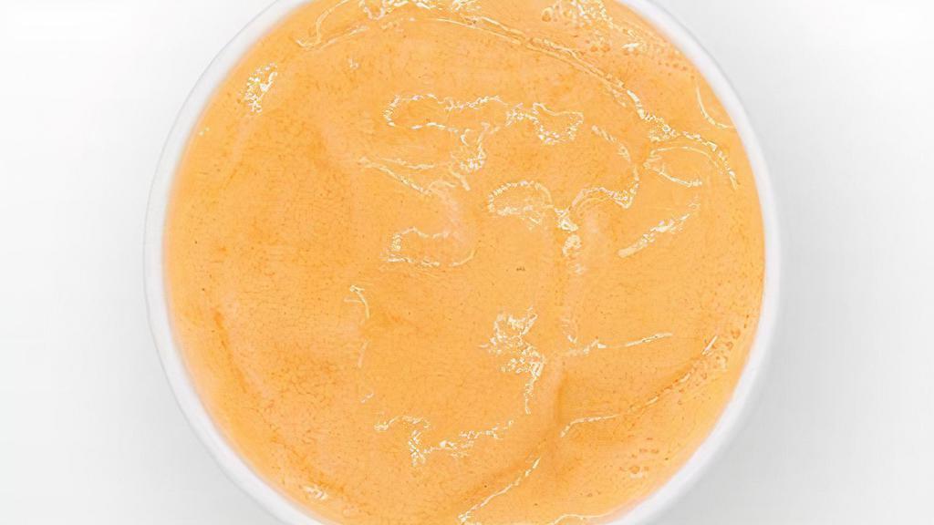 Omg Creamcicle · Orange Juice, Almond Milk, Orange Sherbet, Non-fat Frozen Yogurt