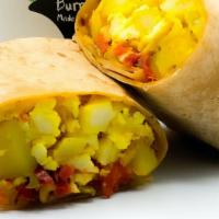 Southwestern Breakfast Wrap · POTATOES, FRESH CAGE FREE EGGS, SPINACH TORTILLA, CANOLA OIL, SALT, ONION, GREEN BELL PEPPER...