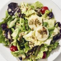 Entrée Large House Salad · Romaine and mixed greens with hearts of palm, kalamata olives, tomatoes, pepitas and citrus ...