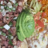 Taco Plate  · Rice,beans,4 tacos options:asada,carnitas,Tripitas,carne H,al pastor,discada,adovada,barbacoa