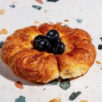 Blueberry Danish · Butter croissant, sweet blueberry filling
